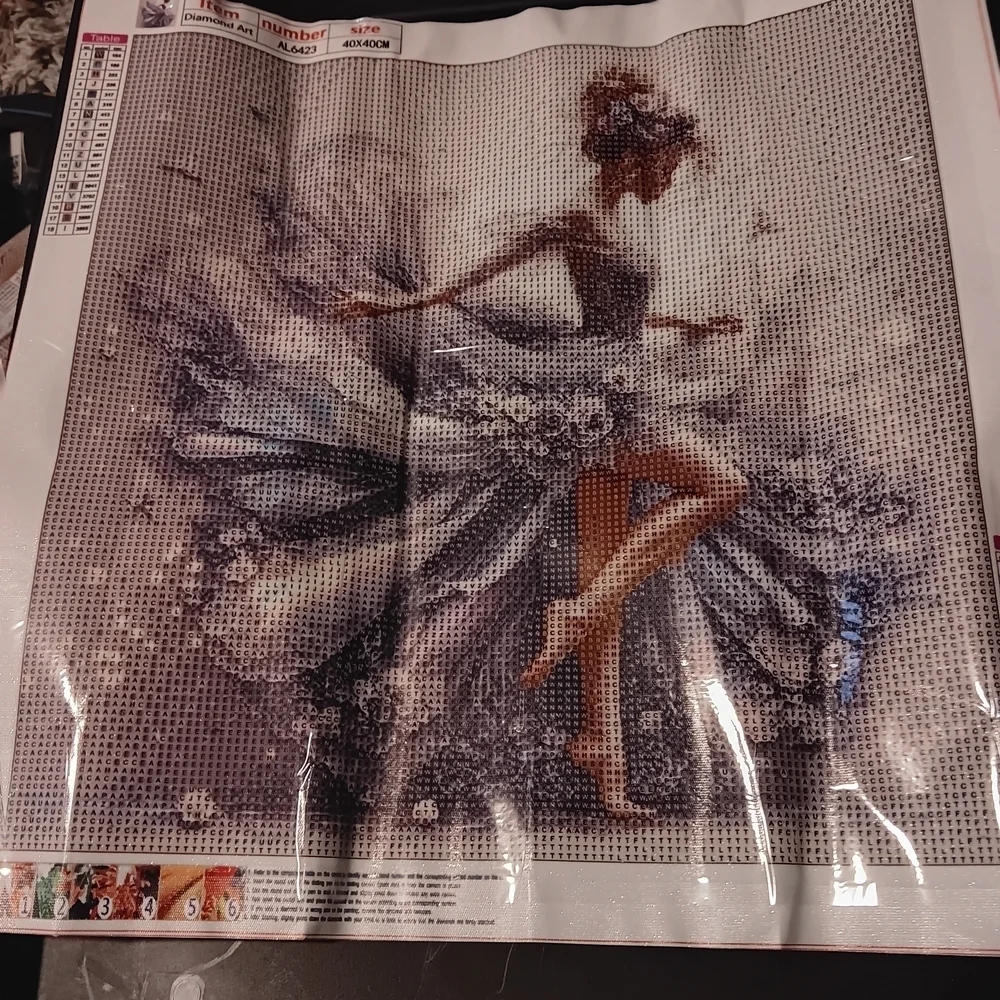 Elegant Ballerina Diamond Painting Kit 40x40
